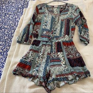 Patterned Romper